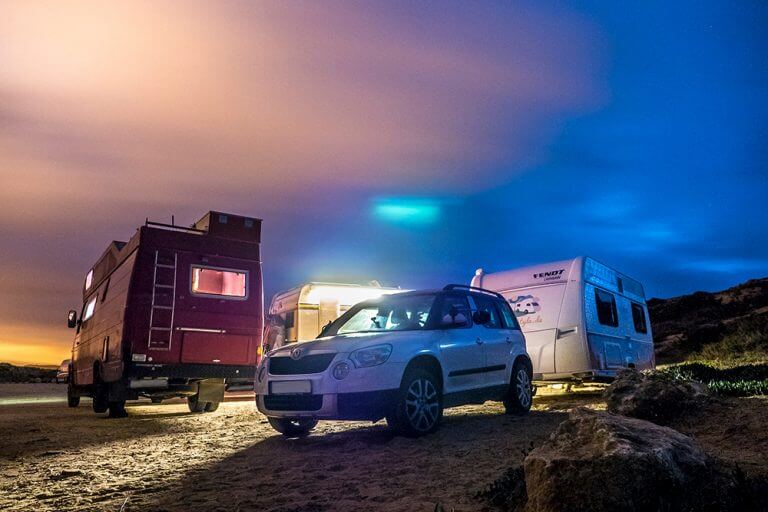 Freistehen Algarve Bus Caravan